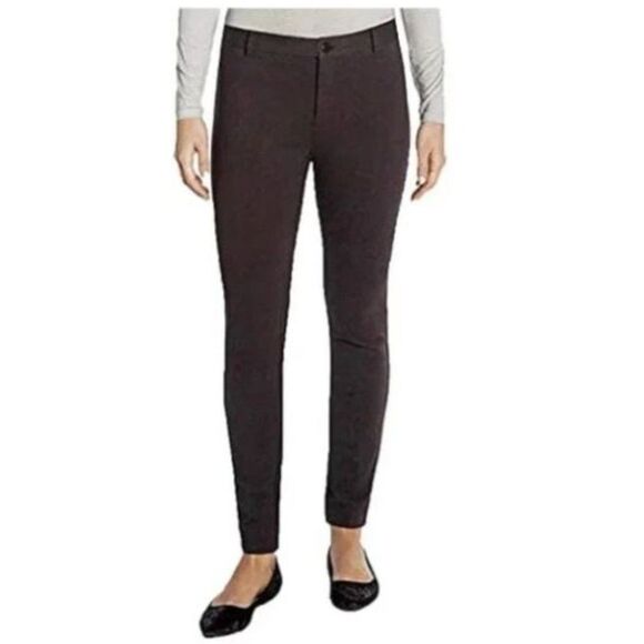 Mario Serrani Charcoal High Compact Knit Slimming Modern Fit Pants Size Medium - Picture 1 of 9